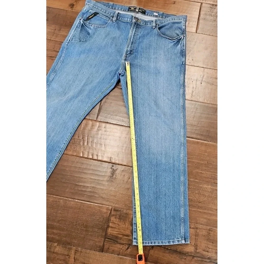 Ariat Rebar M4 Relaxed Boot Cut Men's Jeans Size 42/34 Workwear Western Cowboy